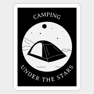 Camping under the stars Magnet